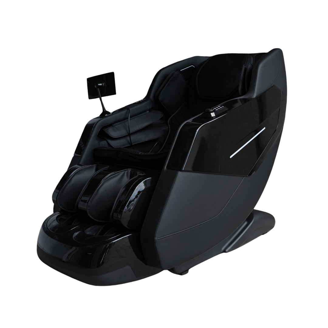 IWAO Apollo Pro huippumukavuudella - 3D-hierontatuoli - Musta